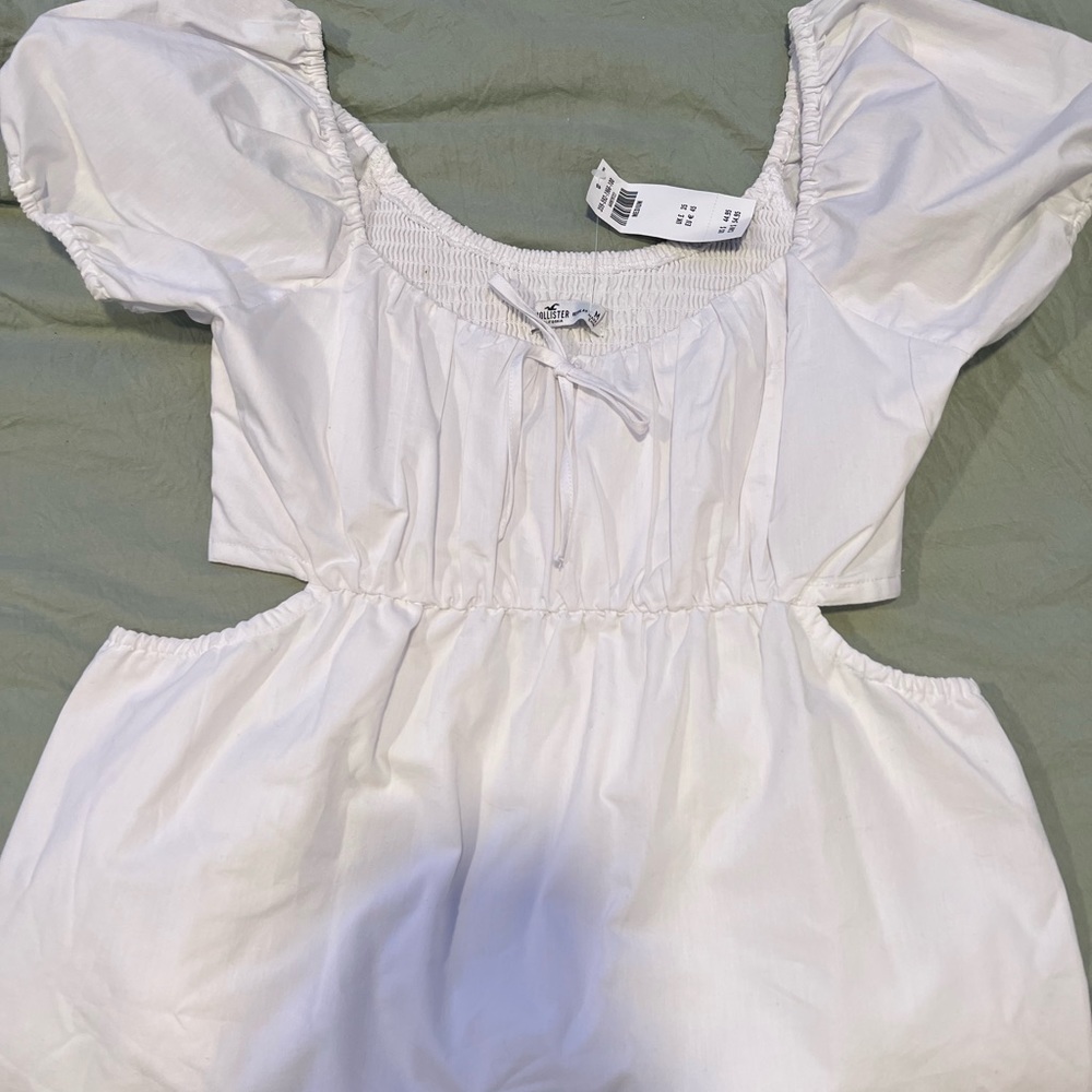 White mini dress from hollister